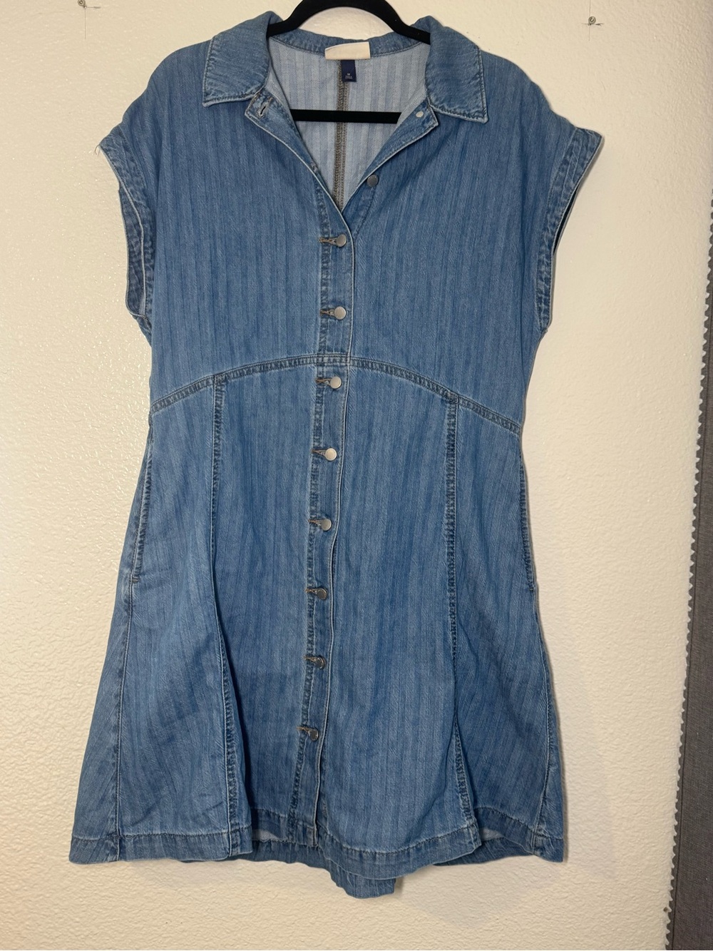 Universal Thread Light Blue Denim Shirt Dress - Picture 2 of 6
